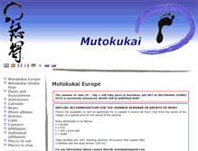 Tablet Screenshot of mutokukai.org